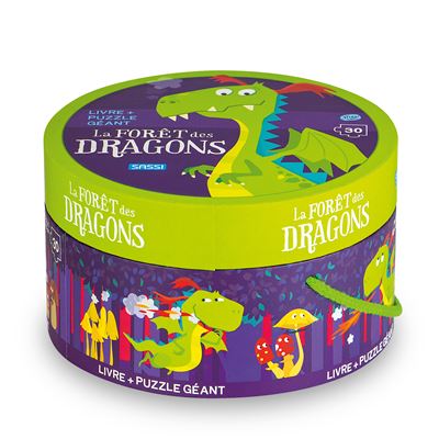 Puzzle géant - La forêt des dragons - M. Gaule - Boîte ou accessoire