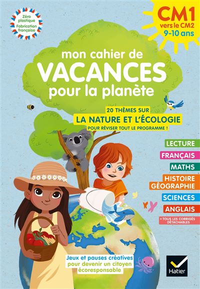 Mon cahier de Vacances pour la planète 2022 du CM1 au CM2 9/10 ans - Charles Houdinet - broché