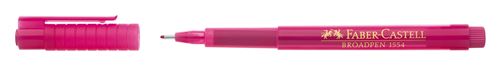 Marqueur permanent Faber Castell Broadpen 1554 Rose