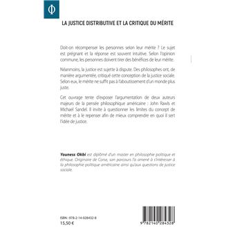 La justice distributive et la critique du mérite