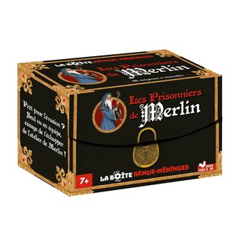 La boîte remue-méninges de Merlin ! - boîte avec cartes
