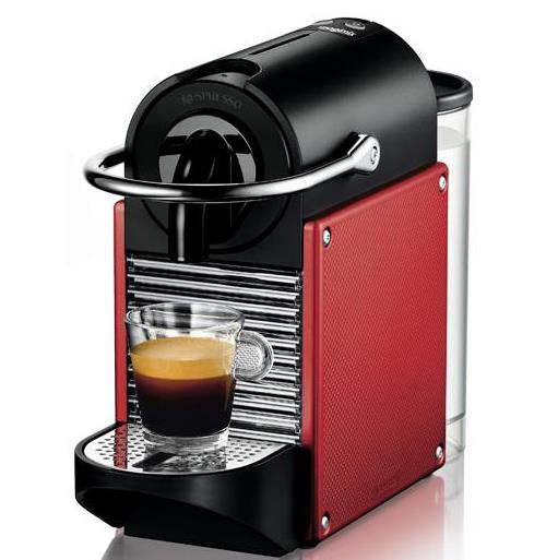 Magimix Nespresso PIXIE M110 - Machine à café - 19 bar - rouge métallique