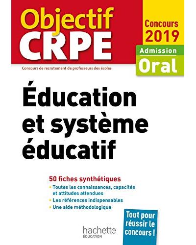 CRPE en fiches : Éducation et système éducatif 2019
