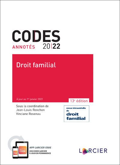 Code annoté 2022 - Droit familial