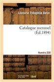 Catalogue mensuel. Numéro 200