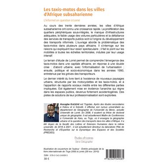Les taxis-motos dans les villes d'Afrique subsaharienne