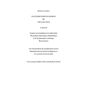 Les enseignements secrets de tous les âges