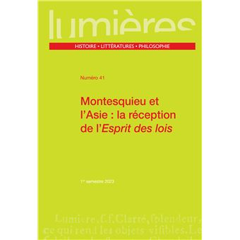 Montesquieu et l’Asie : la réception de l’Esprit des lois