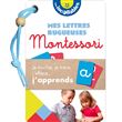 Les incollables - Eventail Montessori lettres rugueuses