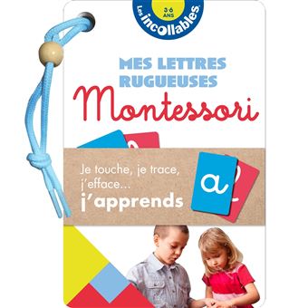 Les incollables - Eventail Montessori lettres rugueuses