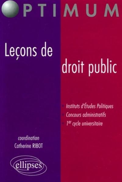 Leçons de droit public