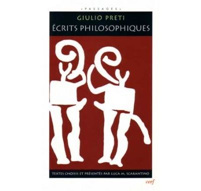 Écrits philosophiques - Giulio Preti - broché