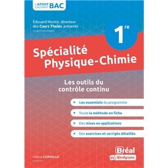 Spécialité physique-chimie 1re