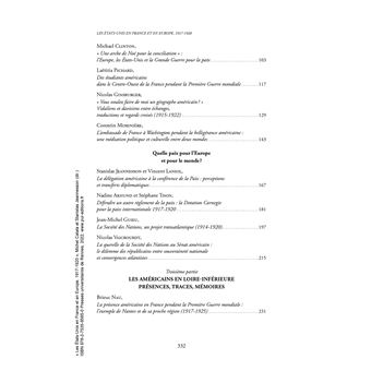 Les États-Unis en France et en Europe, 1917-1920