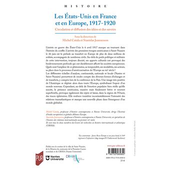 Les États-Unis en France et en Europe, 1917-1920