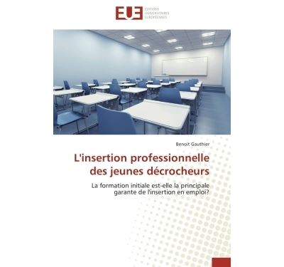 L'insertion professionnelle des jeunes décrocheurs
