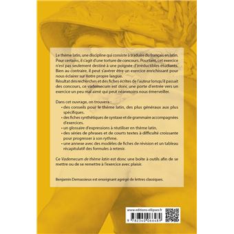 Vademecum de thème latin