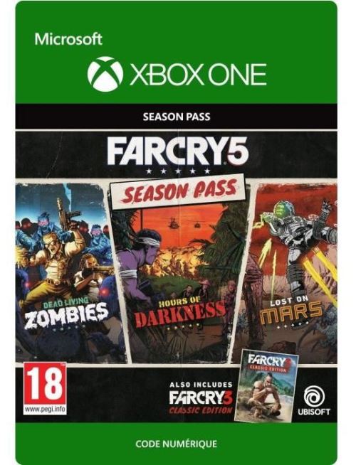 Code de téléchargement extension DLC Far Cry 5 Season Pass Xbox One