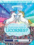 Où sont encore cachées les licornes ? - bloc avec un feutre effaçable