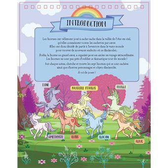 Où sont encore cachées les licornes ? - bloc avec un feutre effaçable