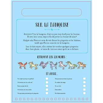 Où sont encore cachées les licornes ? - bloc avec un feutre effaçable