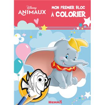 Dumbo Disney Animaux Mon Premier Bloc A Colorier Dumbo Collectif Broche Achat Livre Fnac