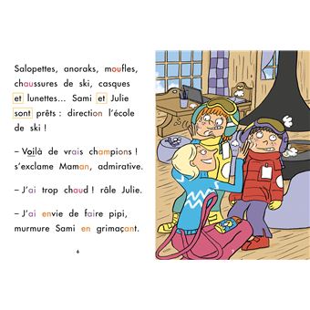 Sami et Julie- Spécial DYS (dyslexie)  Sami et Julie, champions de ski