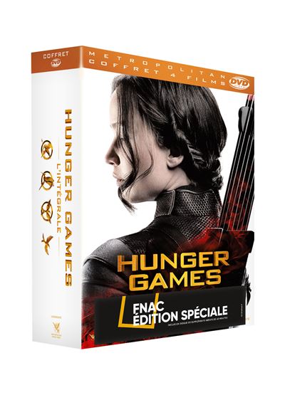 Hunger Games l'intégrale Coffret Edition Collector Fnac DVD - DVD Zone 2 -  Achat & prix