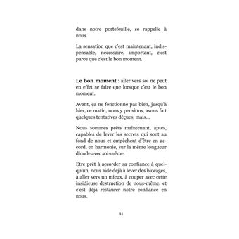 Le passage à l'essentiel