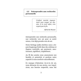 Le passage à l'essentiel