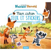 Mon cahier jeux et stickers Le terrier