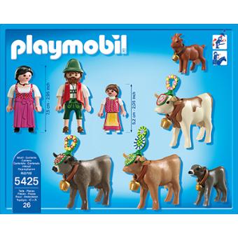 Playmobil 5425 Country Famille et vaches des montagnes - Playmobil - Achat  \u0026 prix | fnac