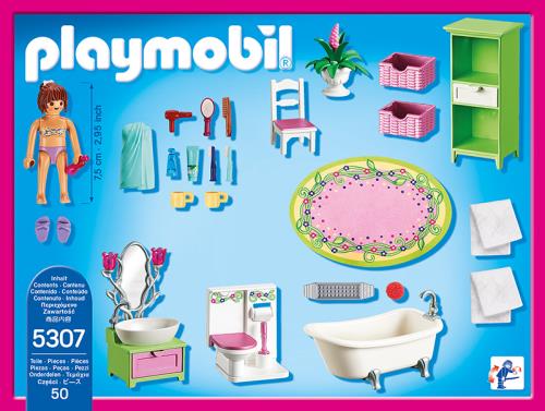 Dollhouse - Salle de bain avec baignoire - Playmobil