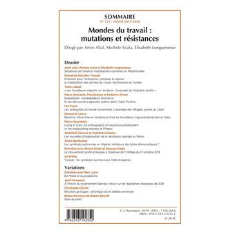 Mondes du travail : mutations et résistances