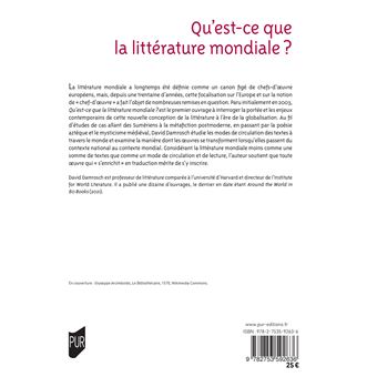 Qu'est-ce que la littérature mondiale ?