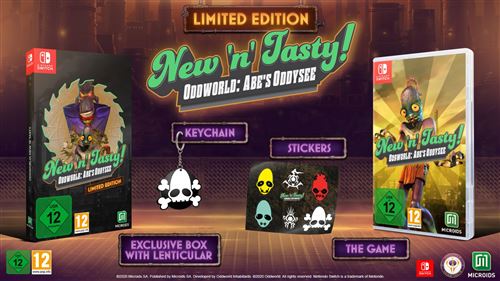 Acheter Oddworld New and Tasty Edition Limitée Nintendo Switch - 160,77 € Oddworld New and Tasty Edition Limitée Nintendo Switch - Just for Games reconditionné disponible sur Fnac