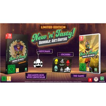 Oddworld New and Tasty Edition Limitée Nintendo Switch - 1