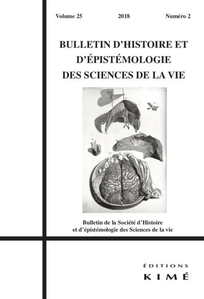 Bulletin d'histoire et épistémologie des sciences de la vie -  Collectif - broché