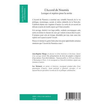 L'Accord de Nouméa