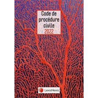 Code de procedure civile 2022 jaquette corail