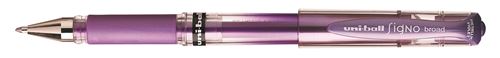 UNIBALL SIGNO BROAD STYLO METAL VIOLET