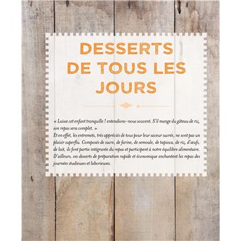Bons desserts de grands-mères