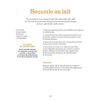 Bons desserts de grands-mères