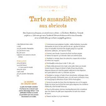 Bons desserts de grands-mères