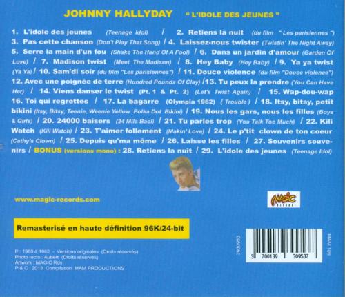 Johnny Hallyday - Idole des Jeunes - CD - CD cd pop rock - indé - Cdiscount  Musique