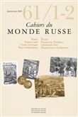 Cahiers du monde russe, n° 61/1-2