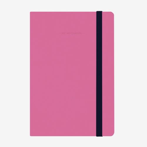 My Notebook Medium Lined Notebook Magneta