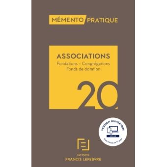 Mémento Associations, Fondations, Congrégations et fonds de dotation 2020