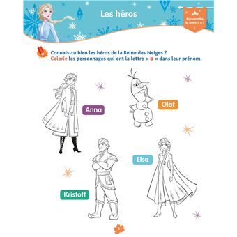 Disney - Reine des Neiges 2 - Je joue et j'apprends grande section (5-6ans)