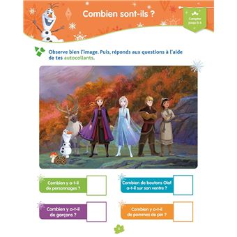 Disney - Reine des Neiges 2 - Je joue et j'apprends grande section (5-6ans)